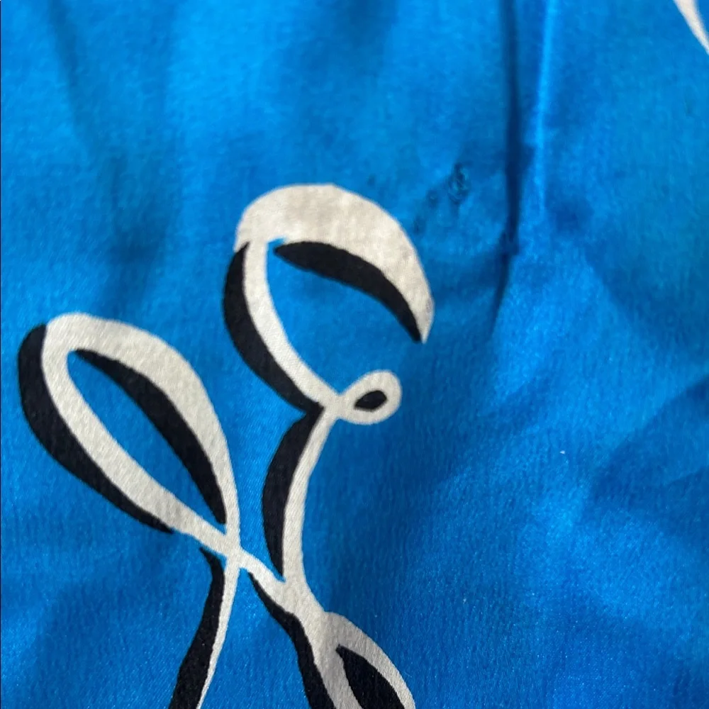 Oscar de la Renta Studio Multicolor Scarf *****has flaws***** Vintage - Picture 4 of 15